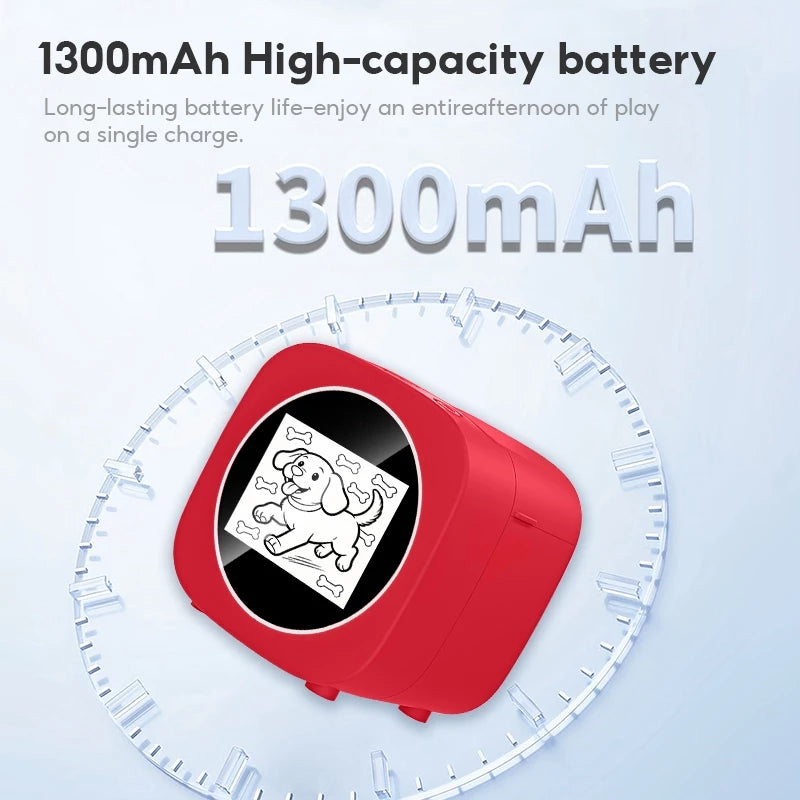 AI Smart Voice Sticker Printer - Kids Inkless Thermal Maker