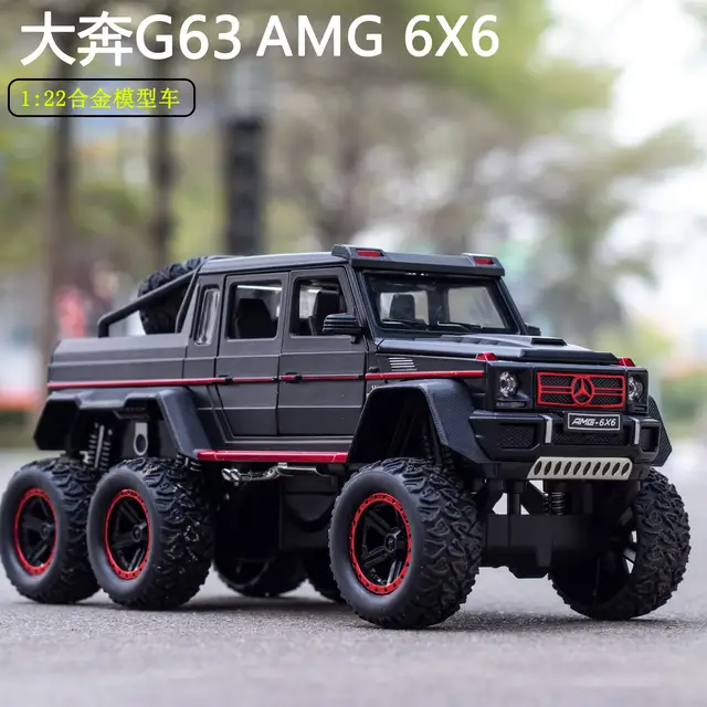 1:22 Mercedes-Benz G63 AMG 6x6 Die-Cast Toy Car | Metal Alloy Model