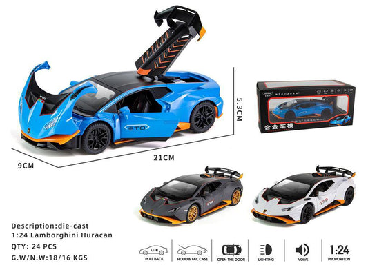 1:24 Lamborghini Huracán STO Die-Cast Toy Car