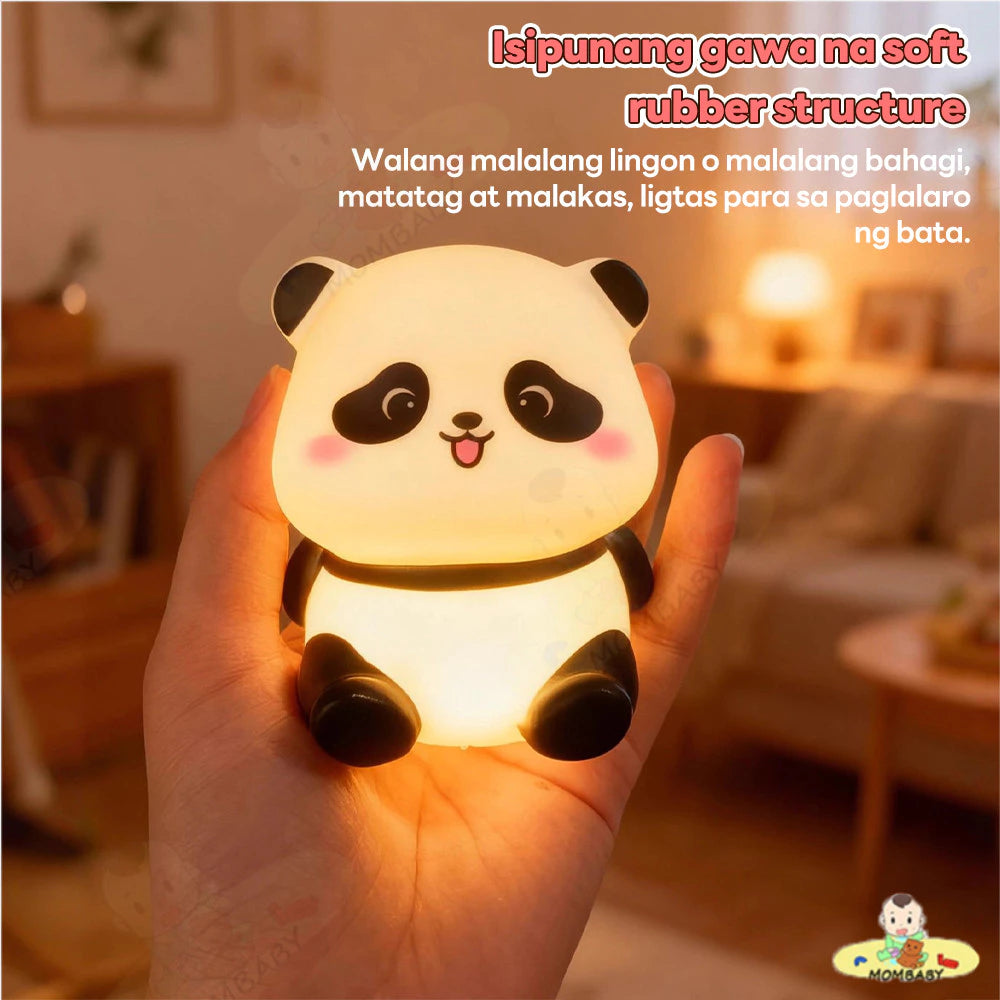 Cute Silicone Cartoon Night Light | Kids Nursery Bedside Lamp