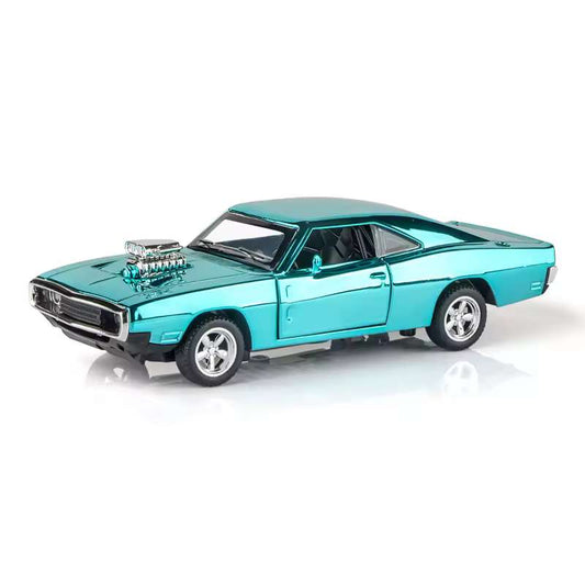 1970 Dodge Charger "War Horse" Alloy Diecast Model Car – 1:32 Scale Muscle Masterpiece