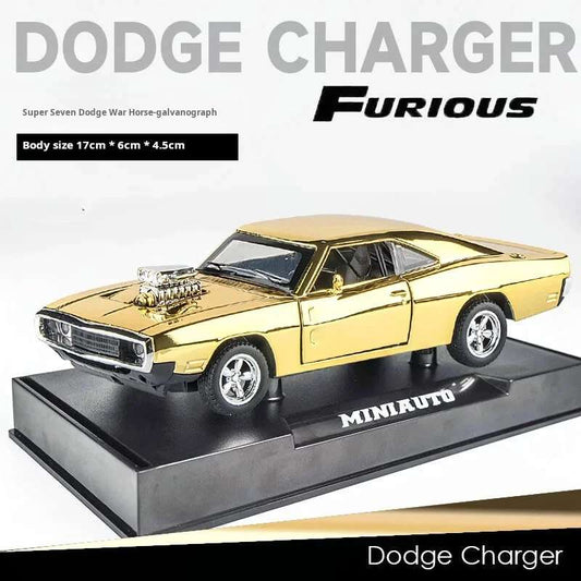 1970 Dodge Charger "War Horse" Alloy Diecast Model Car – 1:32 Scale Muscle Masterpiece